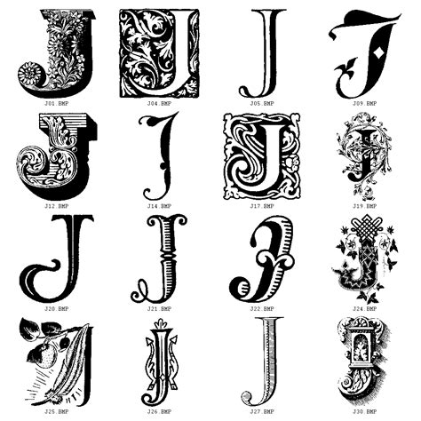 fancy letter j designs|Fancy Letter J Fonts .